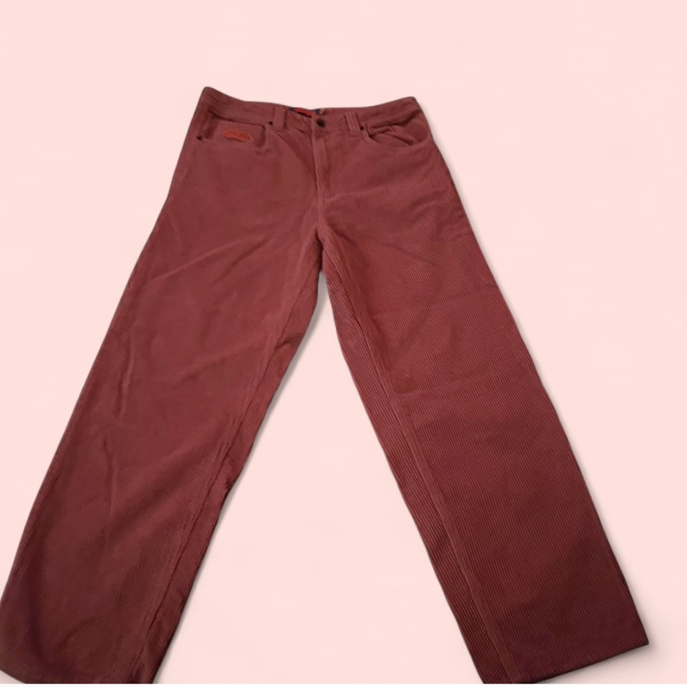 Men's Corduroy Pants - Rust